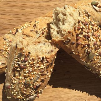 Demi-baguette Multi-grains au Seigle - frozen parbaked (unit)